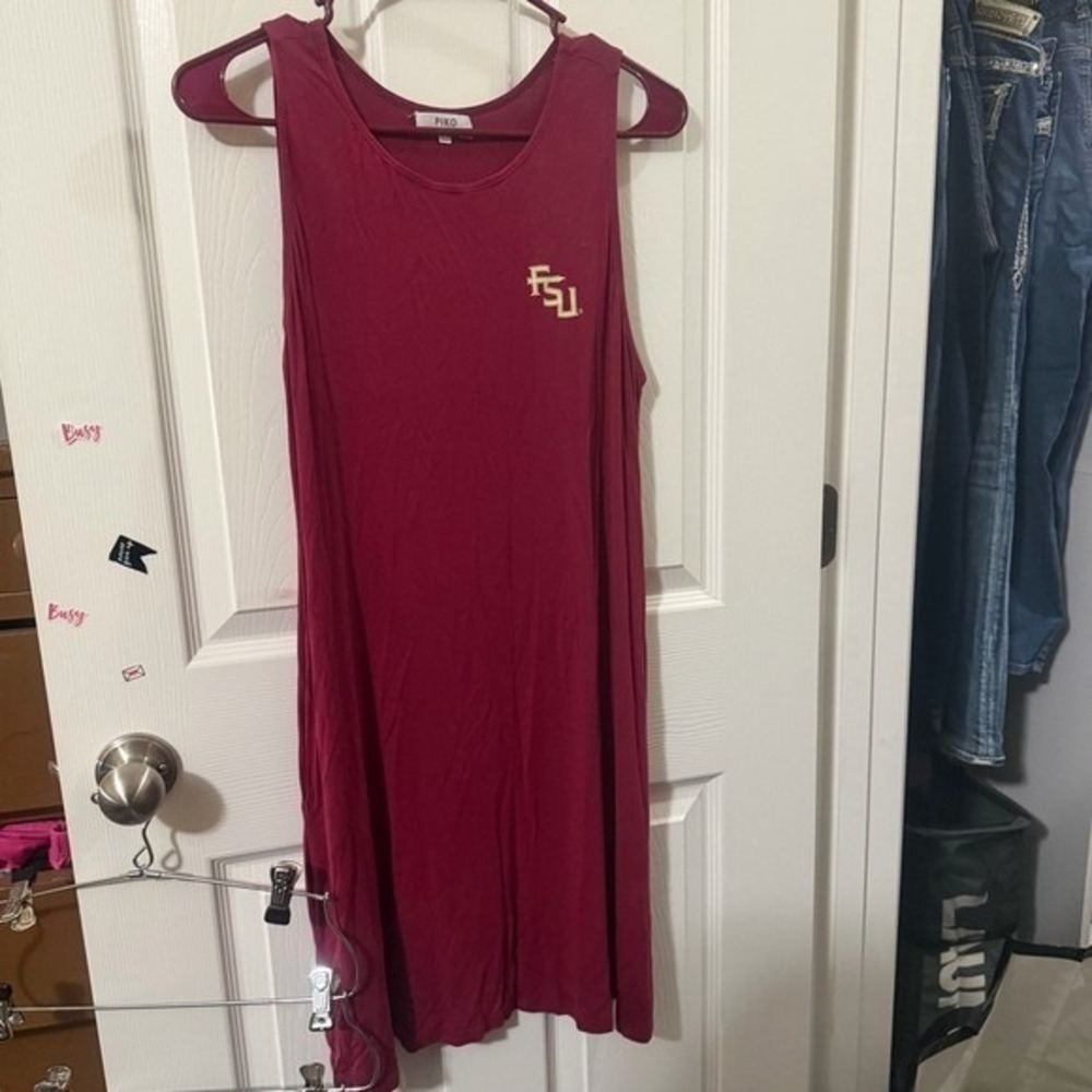 PIKO Envi Free Fashion FSU Tank Dress‎ Garnet Size Medium
